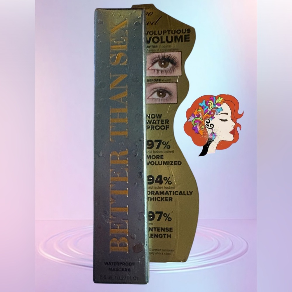 NWT Too Faced Better Than Sex Waterproof black Mascara